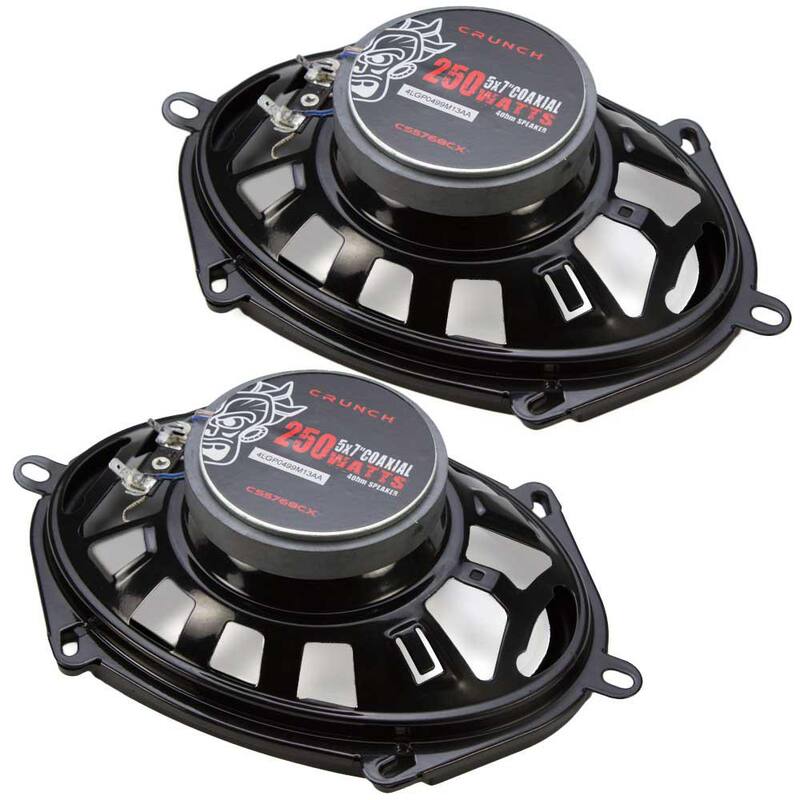 MAXXSONICS 250W Full Range 2 Way Coaxial Car Audio 5x7 by 6x8" Speaker (12 Pack) - 6 x CS-5768CX