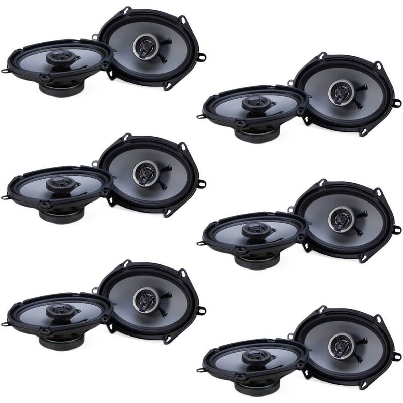 MAXXSONICS 250W Full Range 2 Way Coaxial Car Audio 5x7 by 6x8" Speaker (12 Pack) - 6 x CS-5768CX