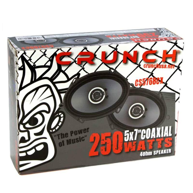 MAXXSONICS 250W Full Range 2 Way Coaxial Car Audio 5x7 by 6x8" Speaker (12 Pack) - 6 x CS-5768CX