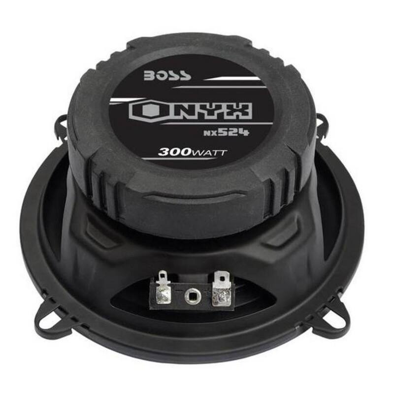 Boss Audio Systems 5.25 in. 300-Watt 4-Way Car Audio Coaxial Speakers Stereo Black 4 Ohm - NX524