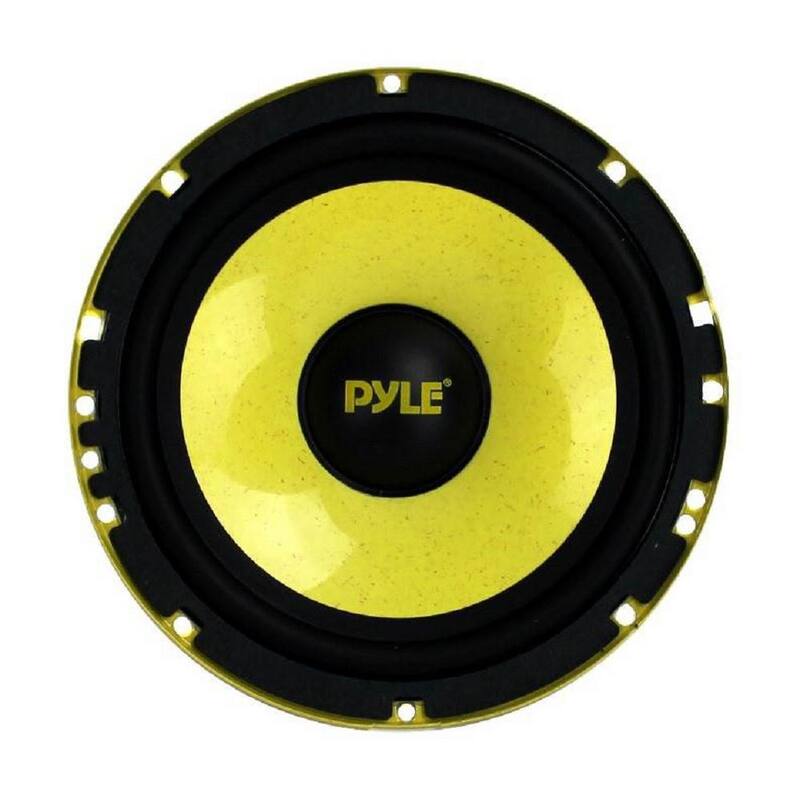 Unbranded PYLE 6.5 in. 800-Watt 2 Way Car Audio Component Speakers Set Power System - 2 x PLG6C