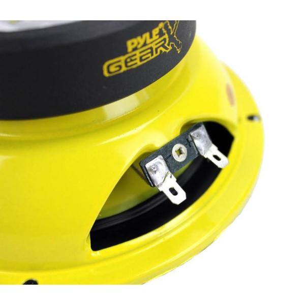 Pyle 6.5 in. 1200-Watt Car Mid Bass/Midrange Subwoofers Sub Power Speakers - 4 x PLG64