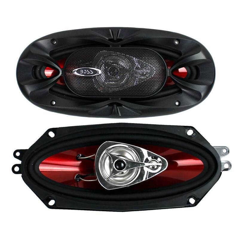 Boss Audio Systems 4 in. x 10 in. 3-Way 400-Watt Full-Range Chaos Exxtreme Car Audio Speakers CH4330 - CH4330