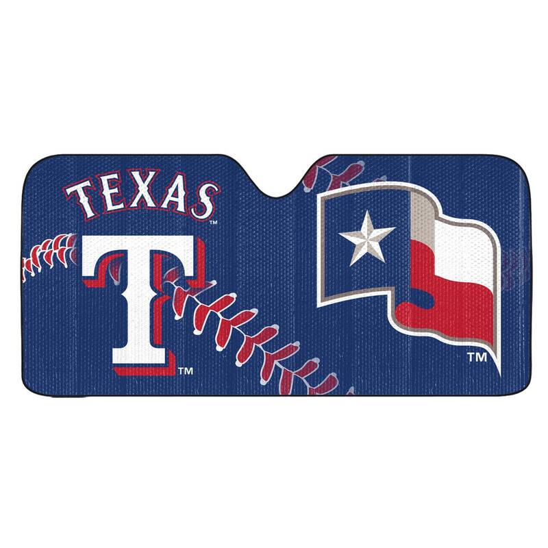 FANMATS MLB - Texas Rangers Windshield Sun Shade - 60039
