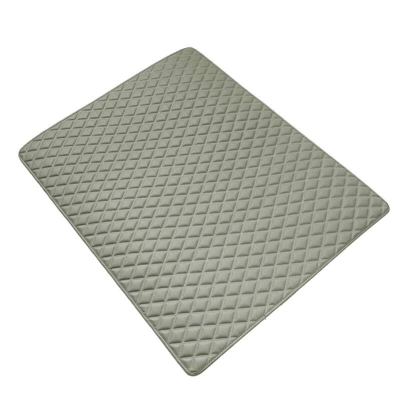 FH Group Deluxe Heavy-Duty Faux Leather Diamond Pattern Multi-Purpose Cargo Liner - DMF16501GRAY32