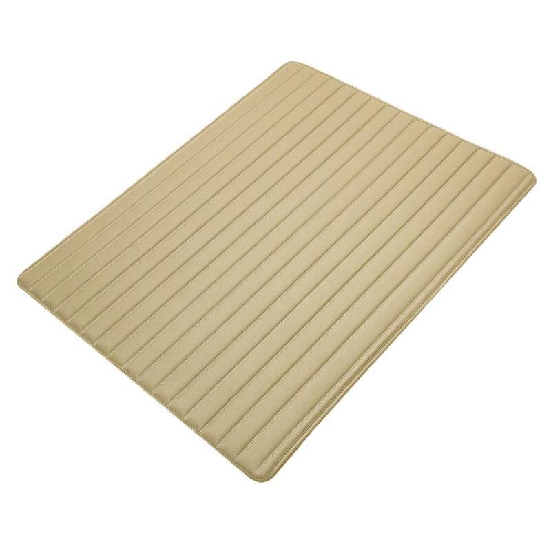 FH Group Deluxe Heavy-Duty Faux Leather Flat Stripe Multi-Purpose Cargo Liner - DMF16500BEIGE32