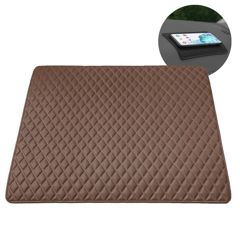 FH Group Deluxe Heavy-Duty Faux Leather Diamond Pattern Multi-Purpose Cargo Liner - DMF16501BROWN46