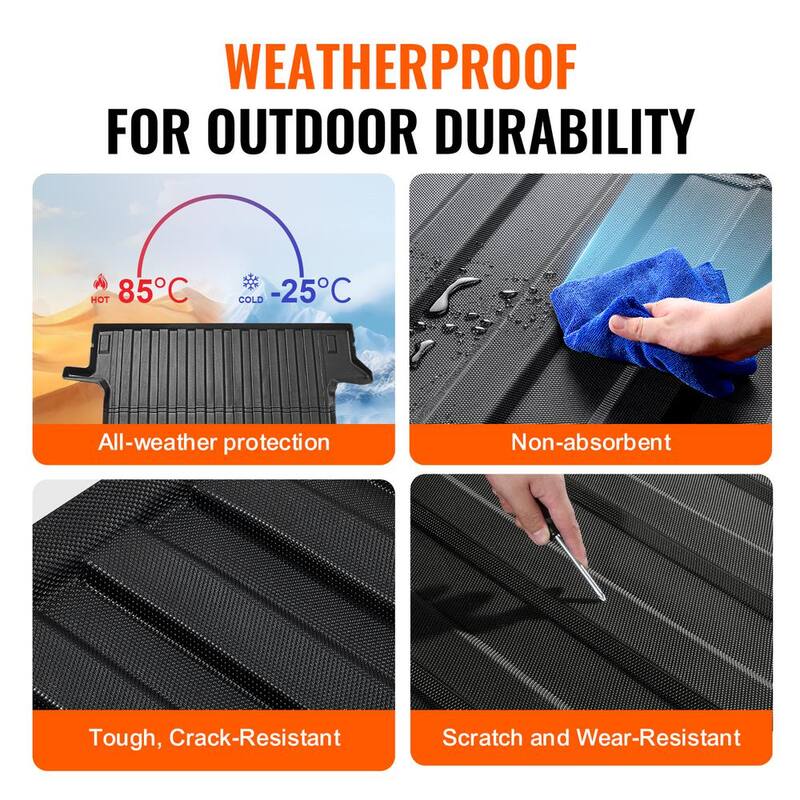 VEVOR Truck Bed Mat,Compatible with Chevrolet Silverado/GMC Sierra 1500,TPE Truck Bed Liner Mat Fits for 5.8 ft. Bed - TPEKCCCDTPEX53T9PV0