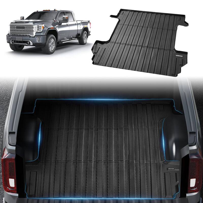 VEVOR Truck Bed Mat,Compatible with Chevrolet Silverado/GMC Sierra 1500,TPE Truck Bed Liner Mat Fits for 5.8 ft. Bed - TPEKCCCDTPEX53T9PV0
