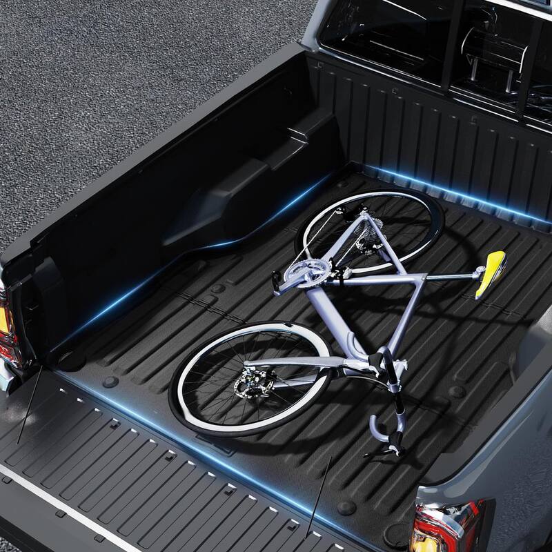 VEVOR Truck Bed Mat,Compatible with Toyota Tacoma,TPE Truck Bed Liner Mat Fits for 5 ft. Bed,Thick and Heavy-Duty - TPEKCCCDTPEFF55UGV0