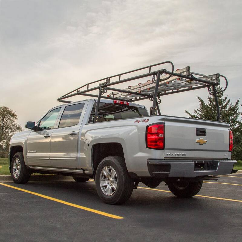 Elevate Outdoor Universal 800 lbs. Capacity Over-Cab Steel Truck Rack - UPUT-RACK-V2
