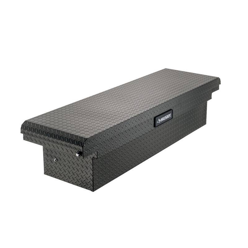 Husky 71 in. Graphite Aluminum Full Size Low Profile Crossover Truck Tool Box - 102101-65-01