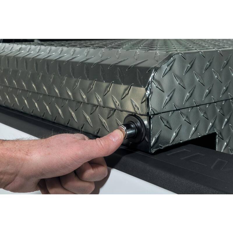 Husky 71 in. Graphite Aluminum Full Size Low Profile Crossover Truck Tool Box - 102101-65-01