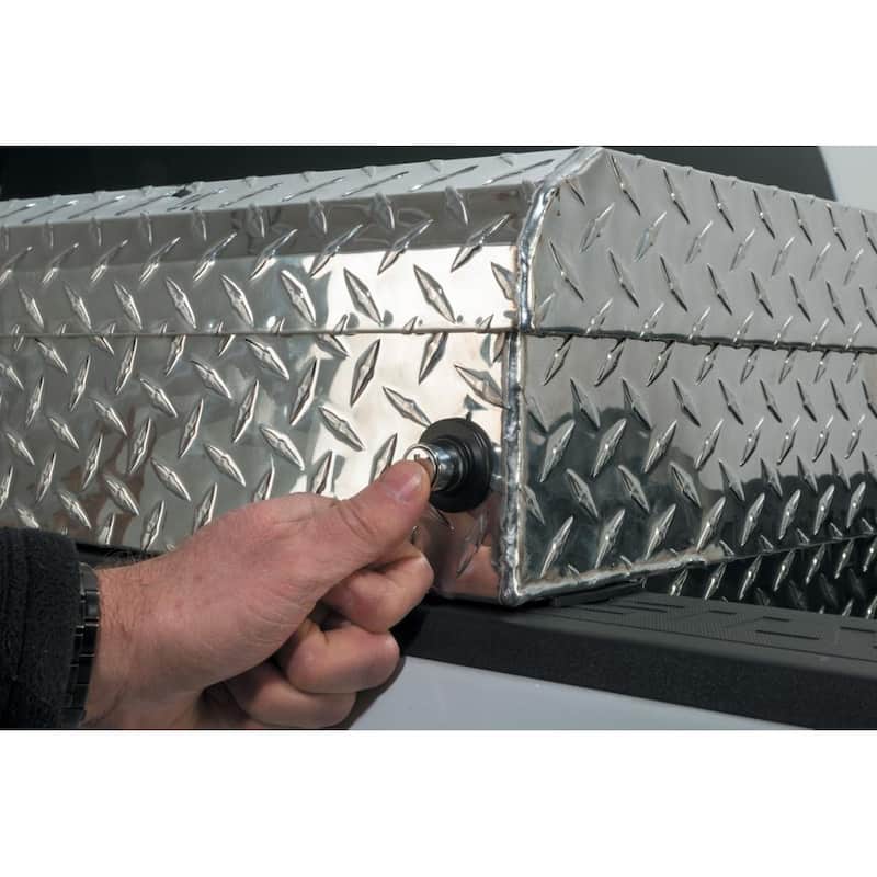Husky 71.36 in. Diamond Plate Aluminum Full Size Crossbed Truck Tool Box - 102100-9-01