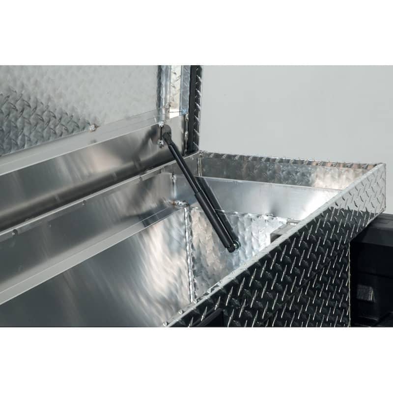 Husky 71.36 in. Diamond Plate Aluminum Full Size Crossbed Truck Tool Box - 102100-9-01