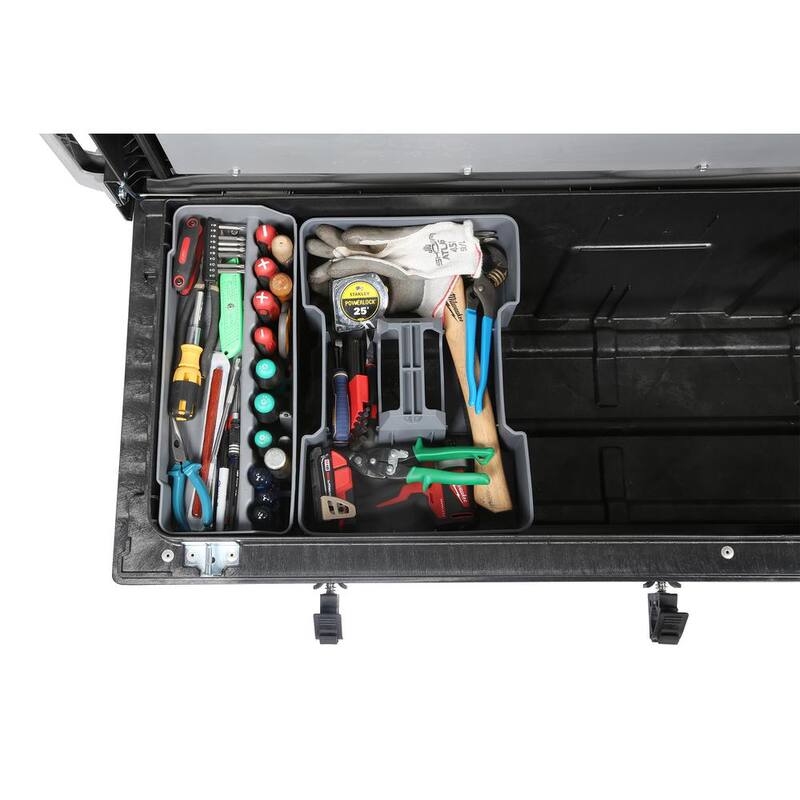 DECKED 72.54 in. Matte Black HDP Full-Size Crossover Pickup Truck Tool Box with 20 in. Deep Tub, Lifetime Warranty - TBFD