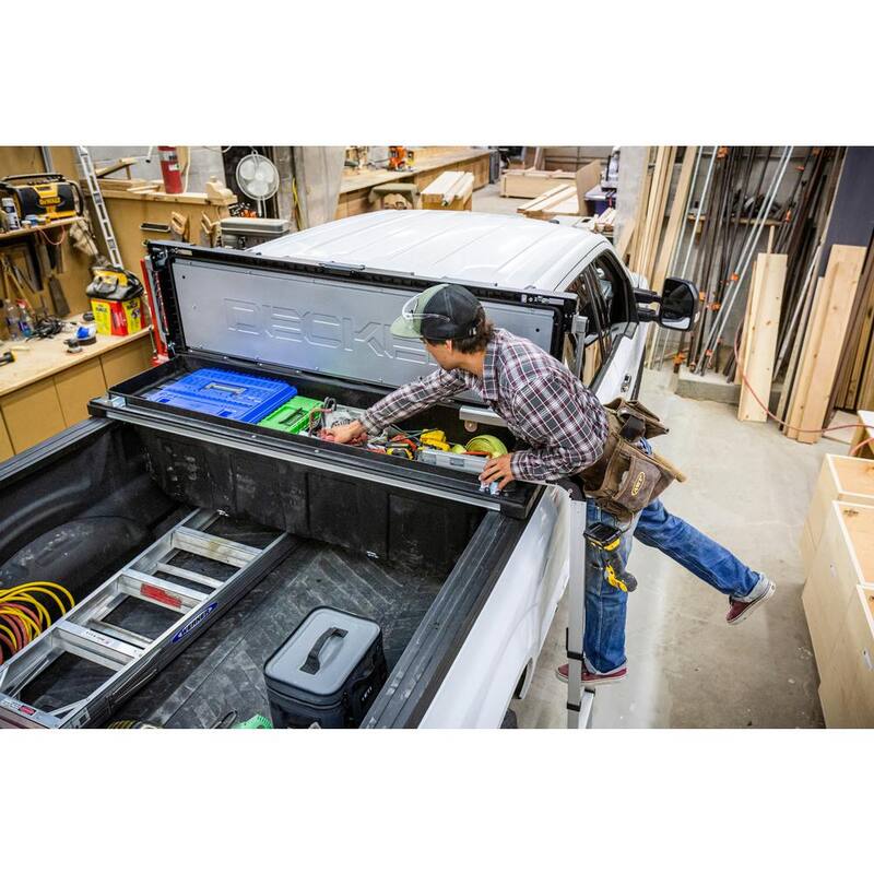 DECKED 72.54 in. Matte Black HDP Full-Size Crossover Pickup Truck Tool Box with 20 in. Deep Tub, Lifetime Warranty - TBFD