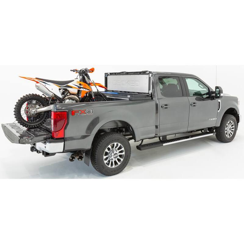 DECKED 72.54 in. Matte Black HDP Full-Size Crossover Pickup Truck Tool Box with 20 in. Deep Tub, Lifetime Warranty - TBFD