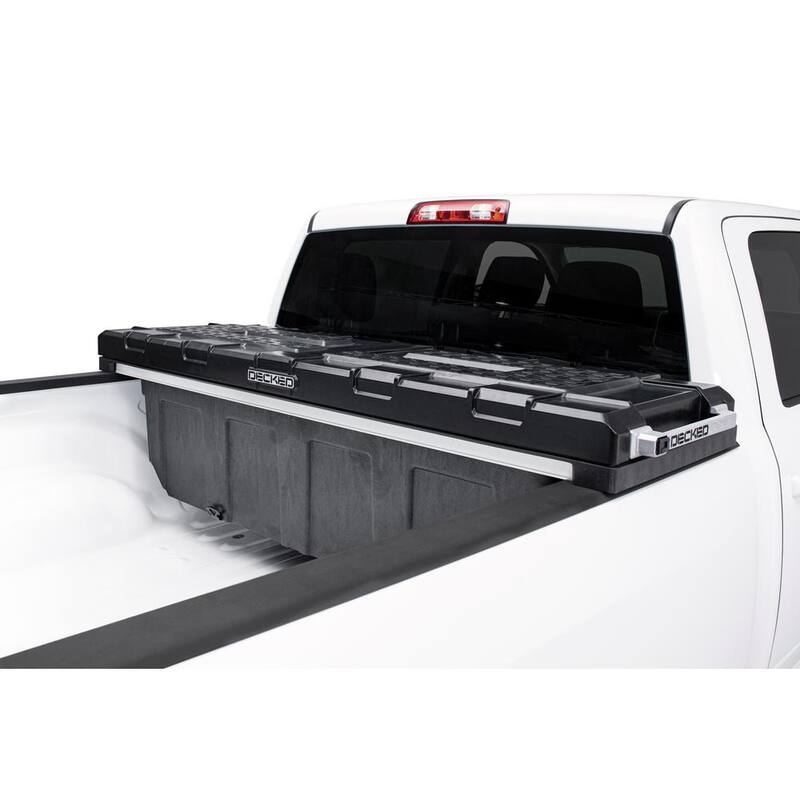 DECKED 72.54 in. Matte Black HDP Full-Size Crossover Pickup Truck Tool Box with 20 in. Deep Tub, Lifetime Warranty - TBFD