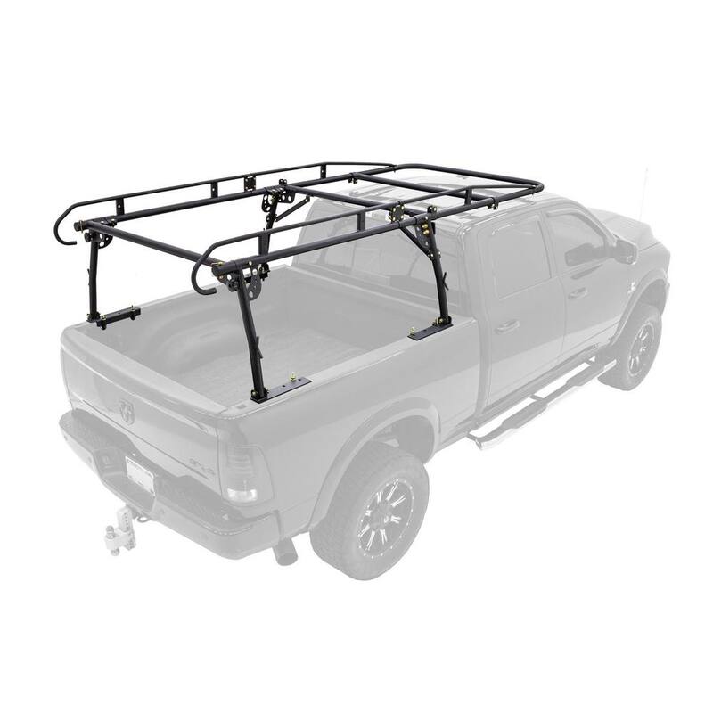 Elevate Outdoor Universal 1500 lb. Capacity Heavy-Duty Over-Cab Steel Truck Rack - UPUT-RACK-HD