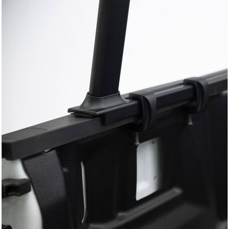 TracRac TracONE Universal Truck Bed Ladder Rack 800 lbs. Capacity Black Powder Coat Finish - 27000B
