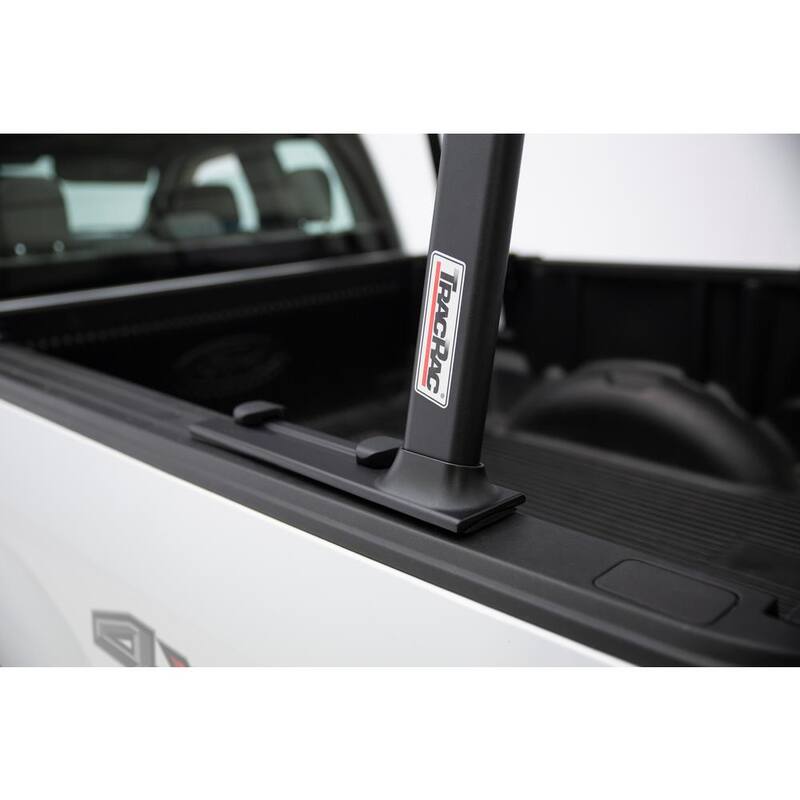TracRac TracONE Universal Truck Bed Ladder Rack 800 lbs. Capacity Black Powder Coat Finish - 27000B