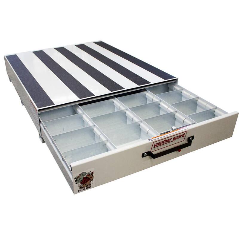 Weather Guard Steel Pack Rat Drawer Unit in Brite White - 308-3