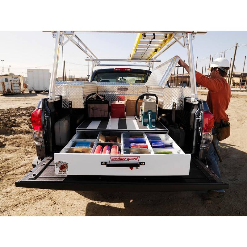 Weather Guard Steel Pack Rat Drawer Unit in Brite White - 308-3