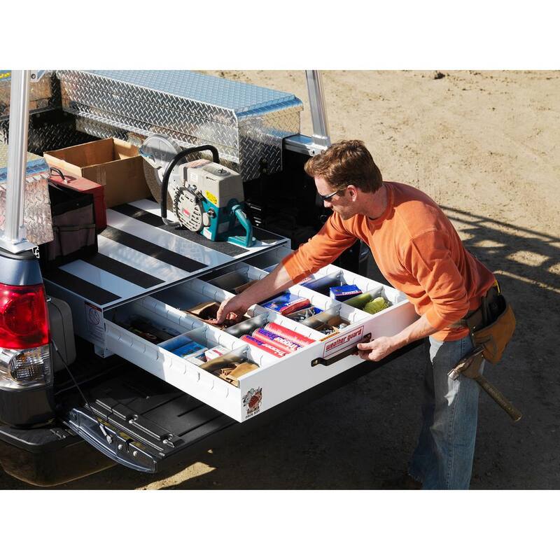 Weather Guard Steel Pack Rat Drawer Unit in Brite White - 308-3