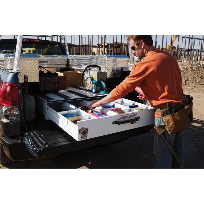 Weather Guard Steel Pack Rat Drawer Unit in Brite White - 308-3