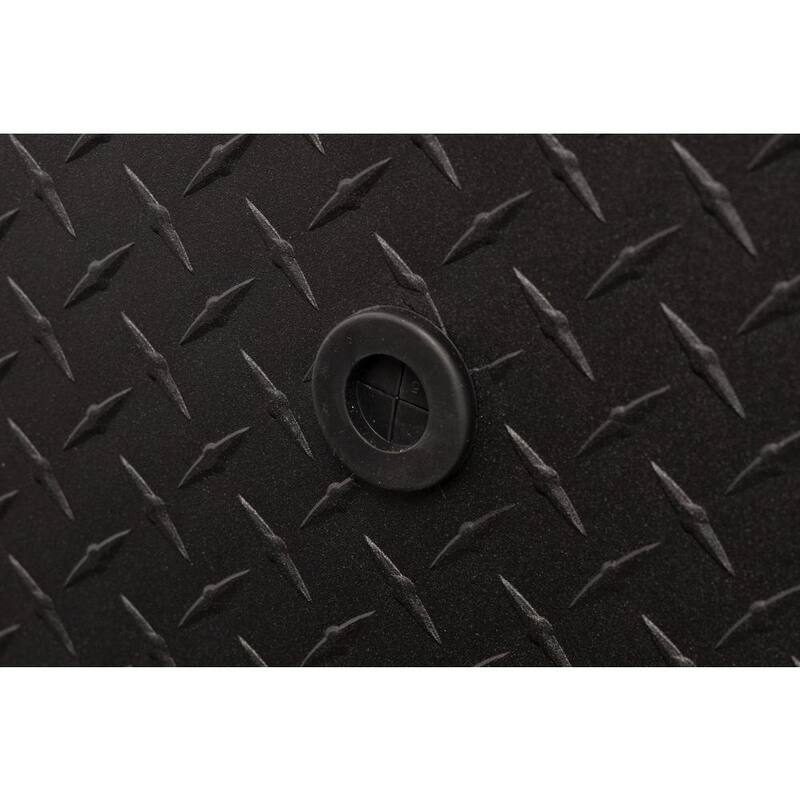 Weather Guard 47 in. Gloss Black Aluminum Full Size Chest Truck Tool Box - 674-5-01
