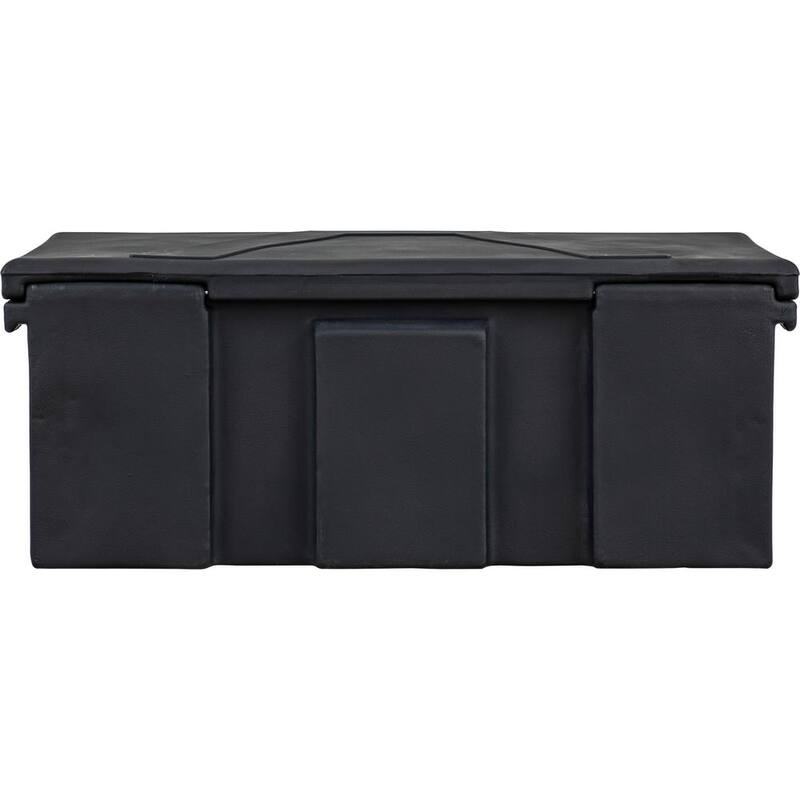 Buyers Products Company 17.25 in. x 19 in. x 44 in. Matte Black Plastic All-Purpose Truck Tool Box Chest - 1712240