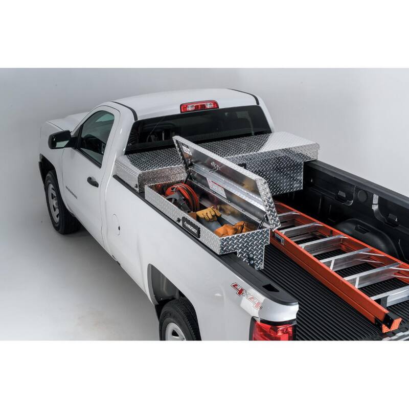 Husky 46.8 in. Aluminum Lo-Side Side Mount Truck Tool Box - 102300-9-01