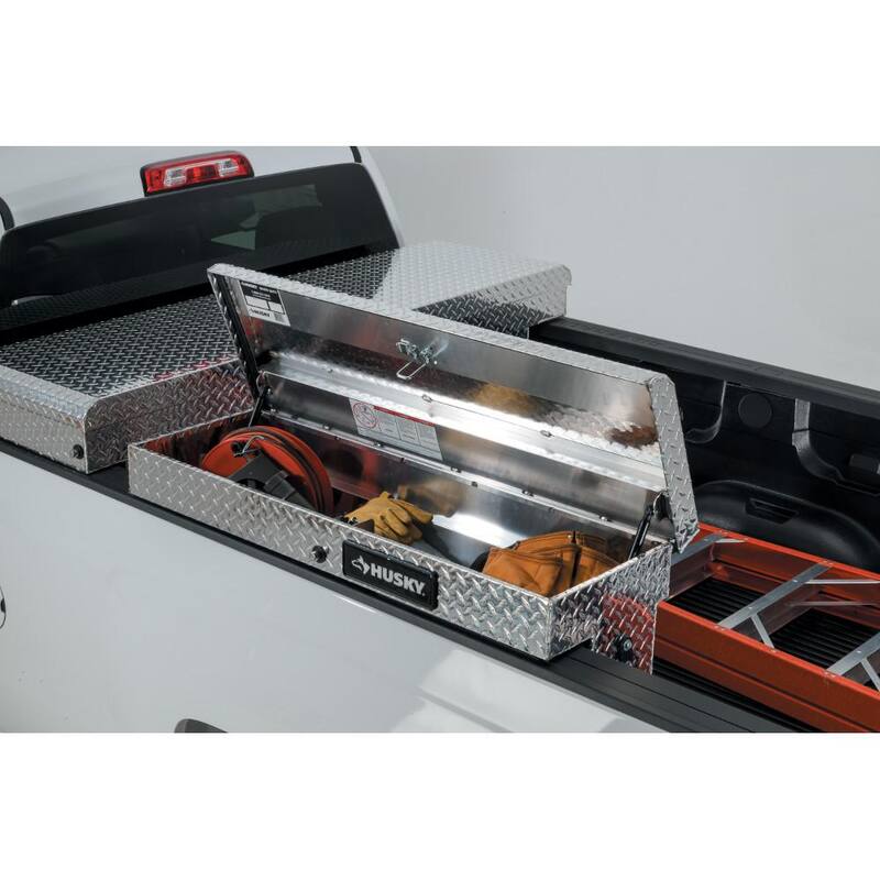 Husky 46.8 in. Aluminum Lo-Side Side Mount Truck Tool Box - 102300-9-01