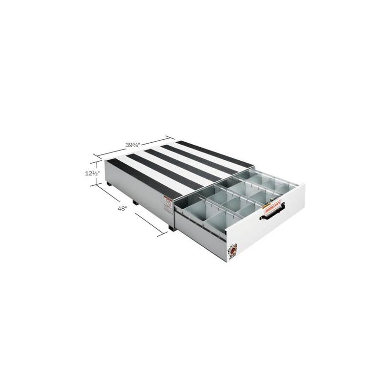 Weather Guard Steel Pack Rat Drawer Unit in Brite White - 338-3
