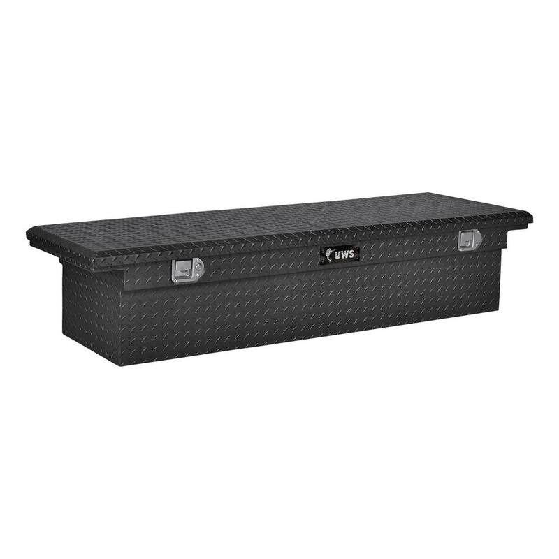 UWS 69 in. Matte Black Aluminum Truck Tool Box with Low Profile (Heavy Packaging) - EC10473