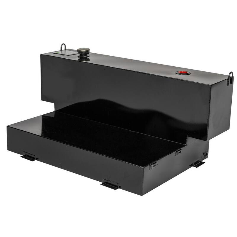 Crescent Jobox Short-Bed L-Shaped Steel Liquid Transfer Tank in Black - 498002