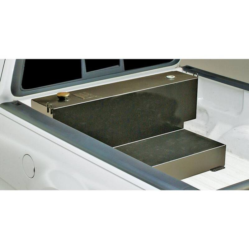 Crescent Jobox Short-Bed L-Shaped Steel Liquid Transfer Tank in Black - 498002