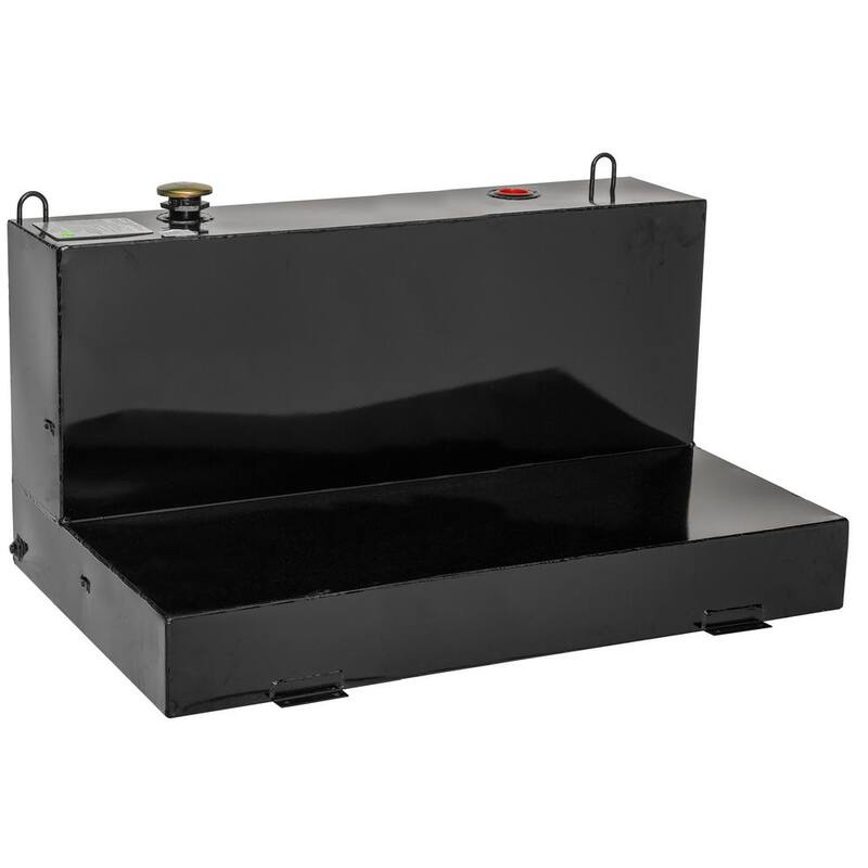 Crescent Jobox L-Shaped Steel Liquid Transfer Tank in Black - 480002