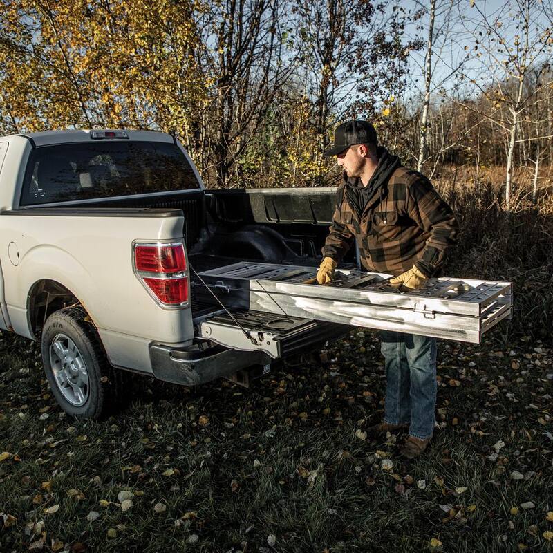 YuTrax 69 in. Tri-Fold Ramp, High-Strength Extruded Aluminum, 2200 lb. Load Capacity - YR300