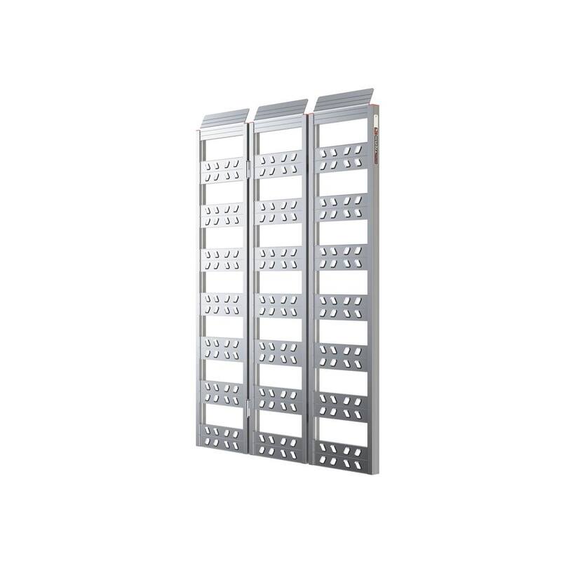 YuTrax 69 in. Tri-Fold Ramp, High-Strength Extruded Aluminum, 2200 lb. Load Capacity - YR300