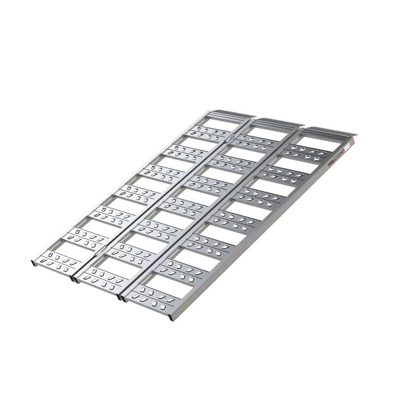 YuTrax 69 in. Tri-Fold Ramp, High-Strength Extruded Aluminum, 2200 lb. Load Capacity - YR300