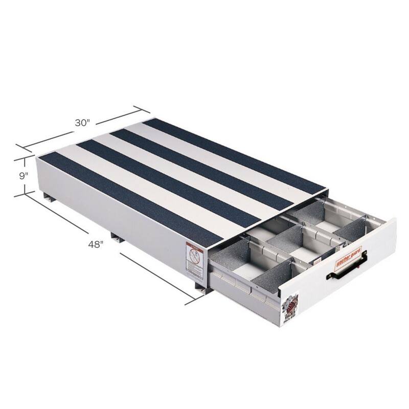 Weather Guard Steel Pack Rat Drawer Unit in Brite White - 307-3
