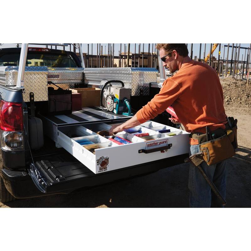 Weather Guard Steel Pack Rat Drawer Unit in Brite White - 307-3