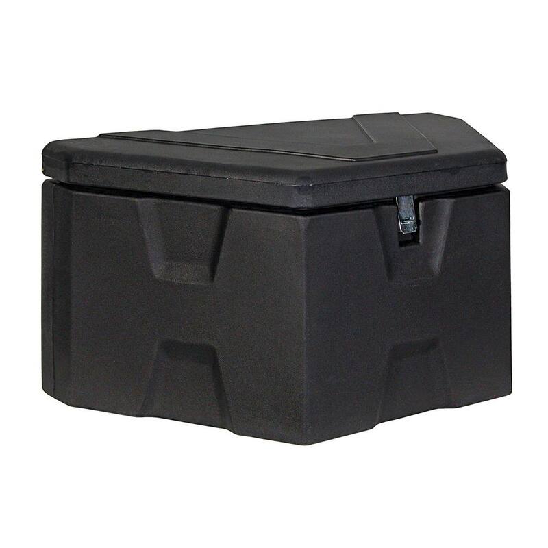 Buyers Products Company 18 in. x 19 in. x 36 in. Matte Black Plastic Trailer Tongue Truck Tool Box - 1701680