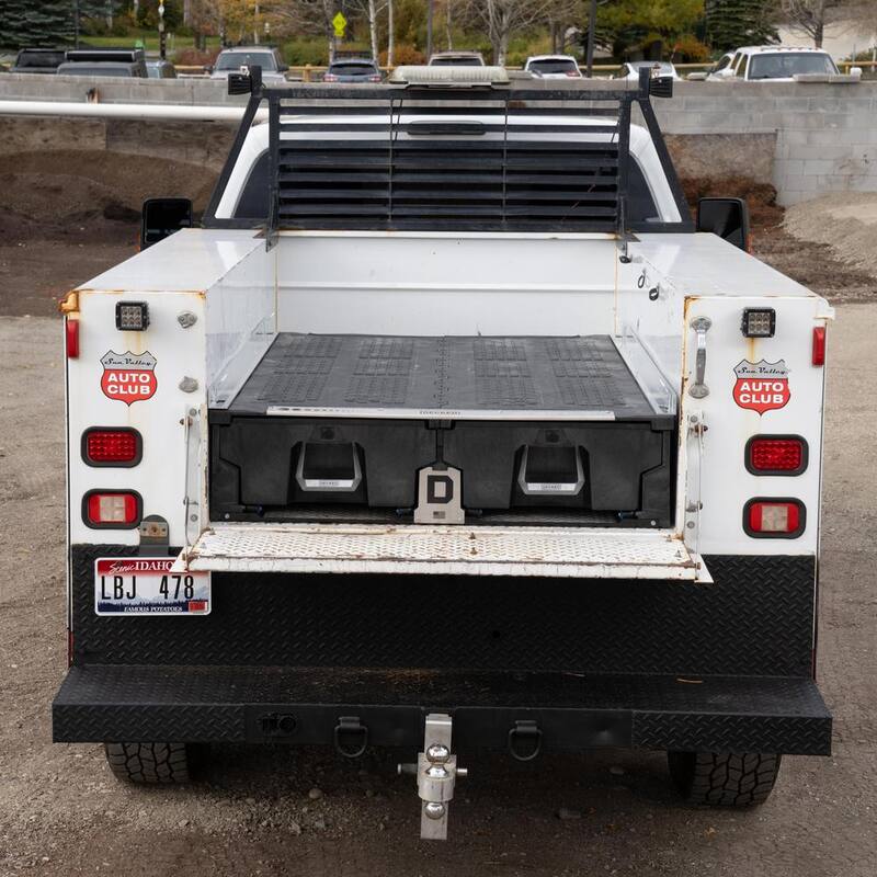 DECKED 74 in. System Length Storage System for Service Body Trucks (48 in. to 51 in. W) - XSB