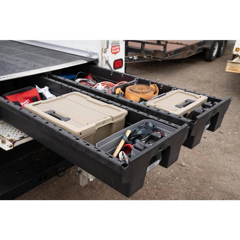 DECKED 74 in. System Length Storage System for Service Body Trucks (48 in. to 51 in. W) - XSB