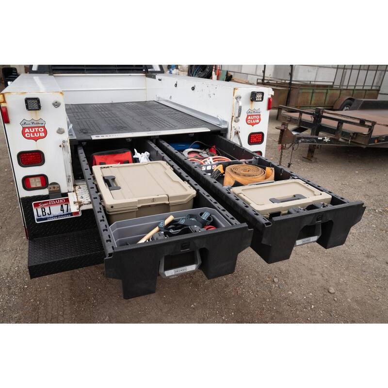 DECKED 74 in. System Length Storage System for Service Body Trucks (48 in. to 51 in. W) - XSB