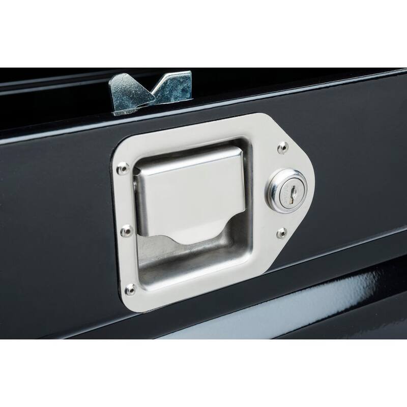 Crescent Jobox 49 in. Black Hybrid Steel/Aluminum Full Size Portable Truck Tool Box Chest - DYH1453002