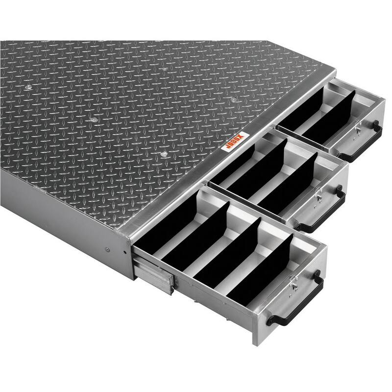 Crescent Jobox 26 in. L x 36 in. W x 6 in. T Heavy-Duty Aluminum 3-Drawer Storage System - 1405980